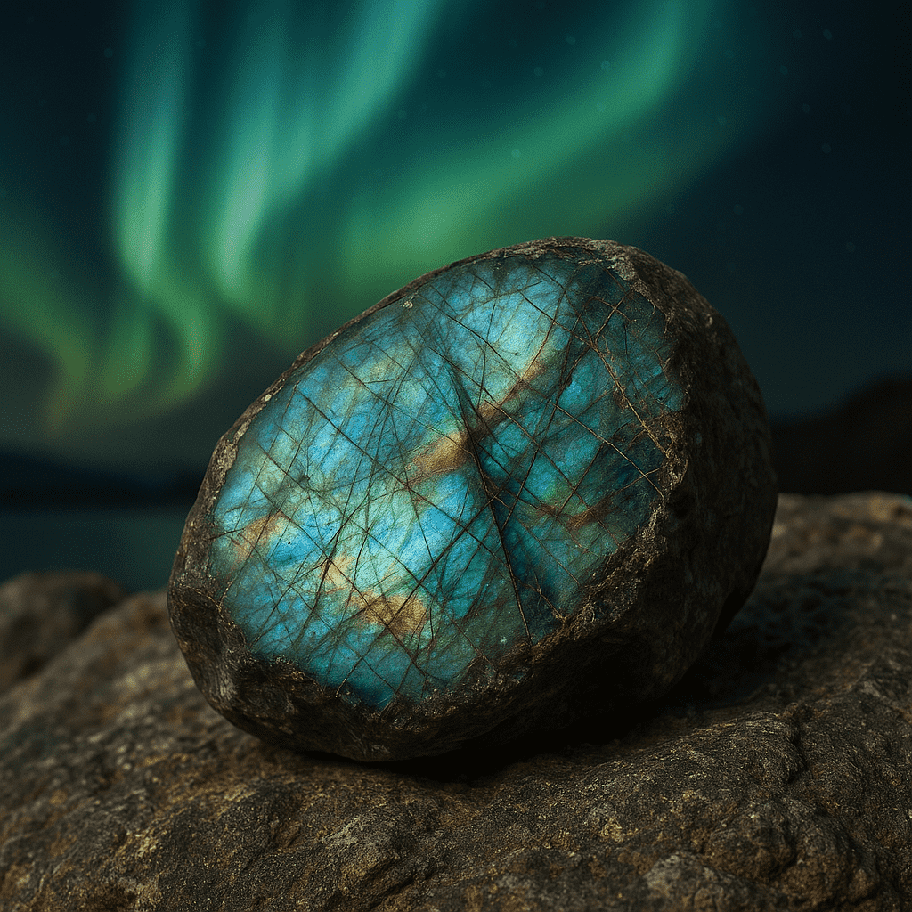 La Labradorite boréale : miroir des aurores nordiques blog labradorite nordique lapidem