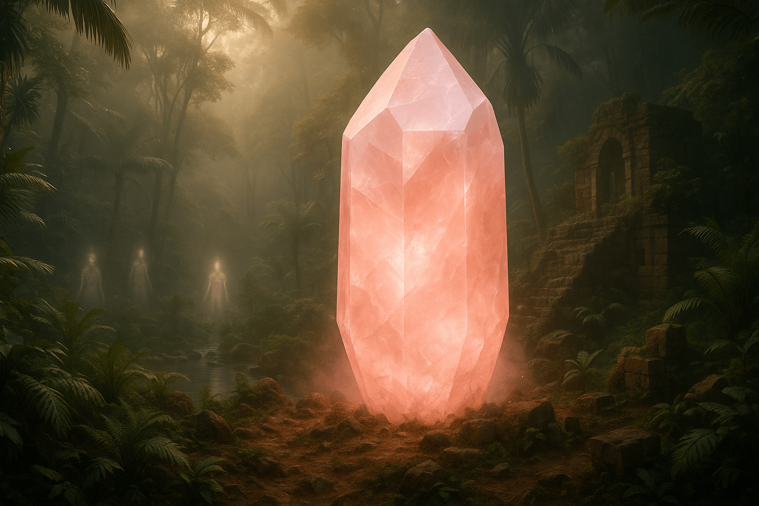 Le Quartz rose du Brésil et les secrets de l’Atlantide blog altantide quartz rose lapidem
