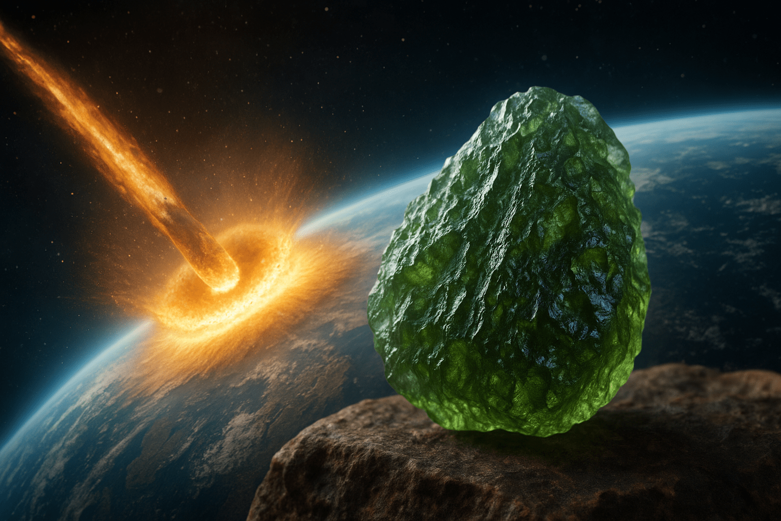 La Moldavite et son origine extraterrestre : entre science et mysticisme