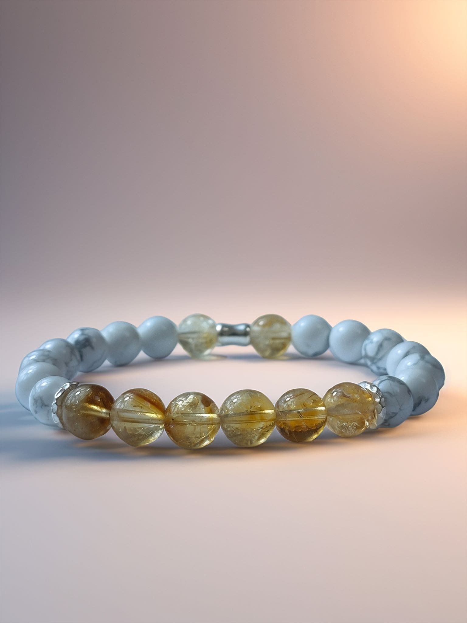 Accueil Aurea diurna citrine howlite 1 min