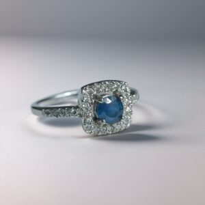 Bague sertie de Saphirs & Zircons - Velaris