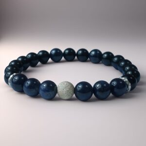 Noctua Sapphirus - Bracelet Saphir & Tourmaline noire