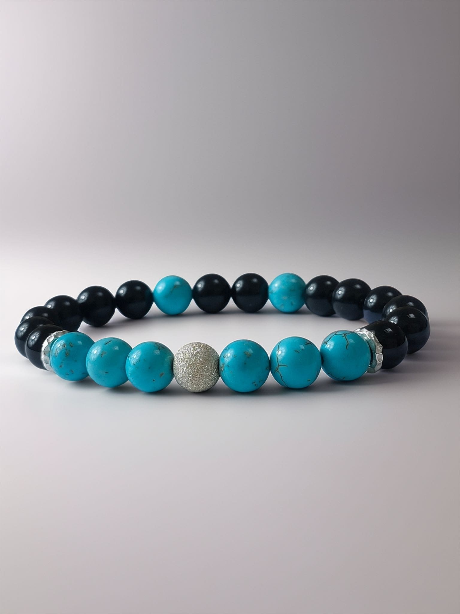 Histoire des Minéraux aqua noctis bracelet turquoise 22 min