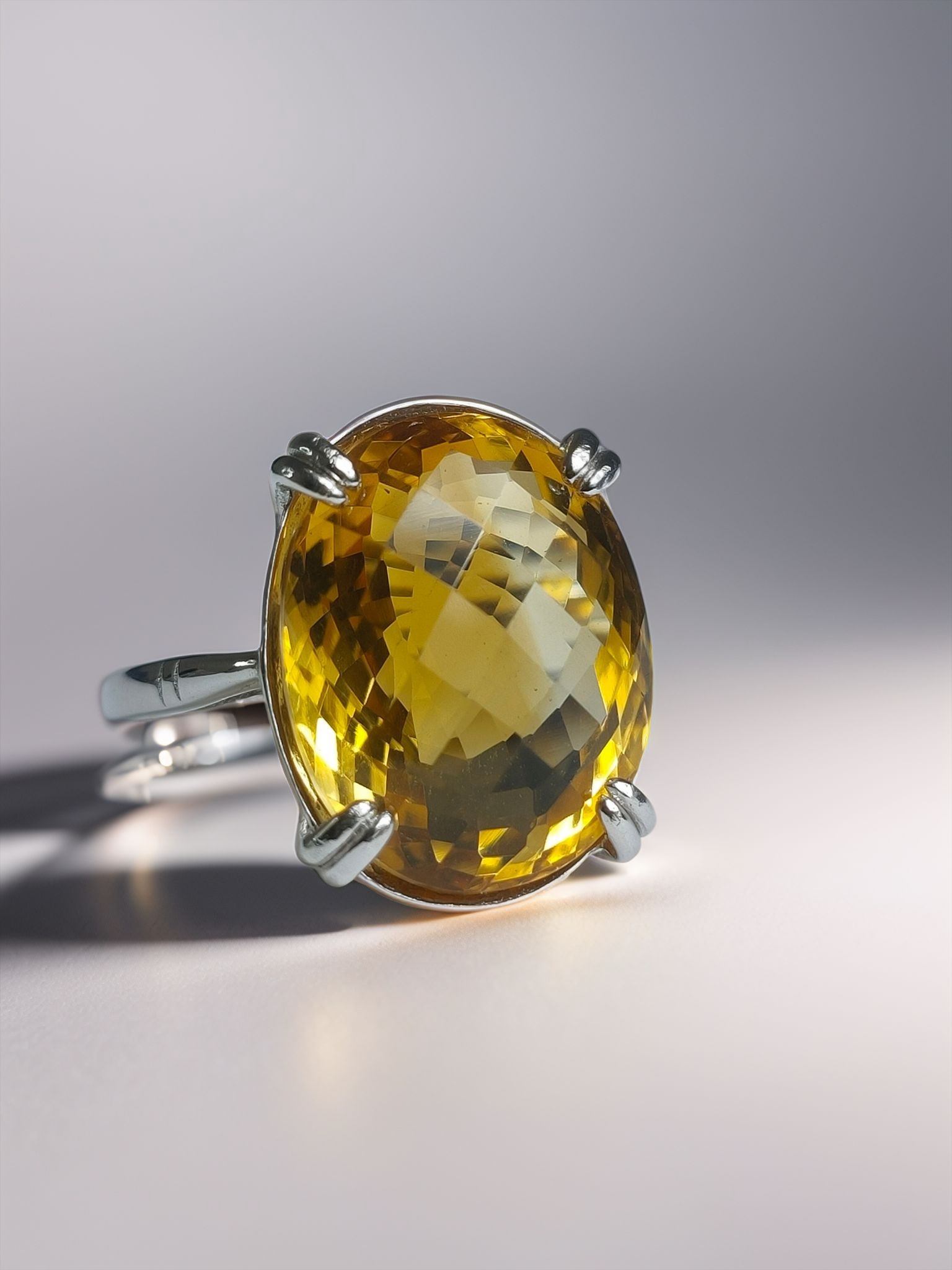 Accueil bague citrina citrine 3