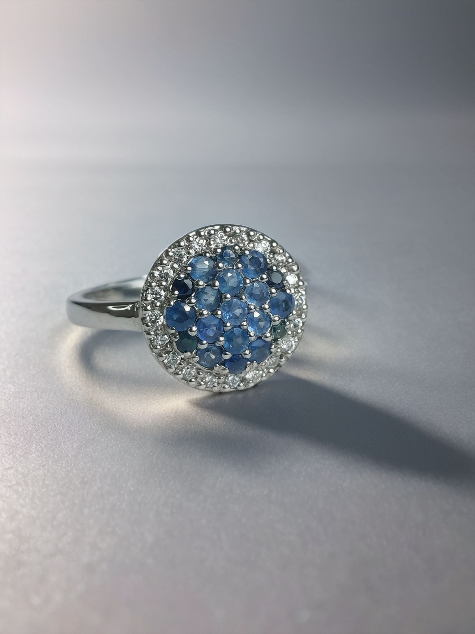 Accueil bague lunaria saphirs bleus zircon 1 min