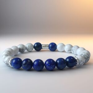 Diurna Lazulia - Bracelet Lapis Lazuli & Howlite