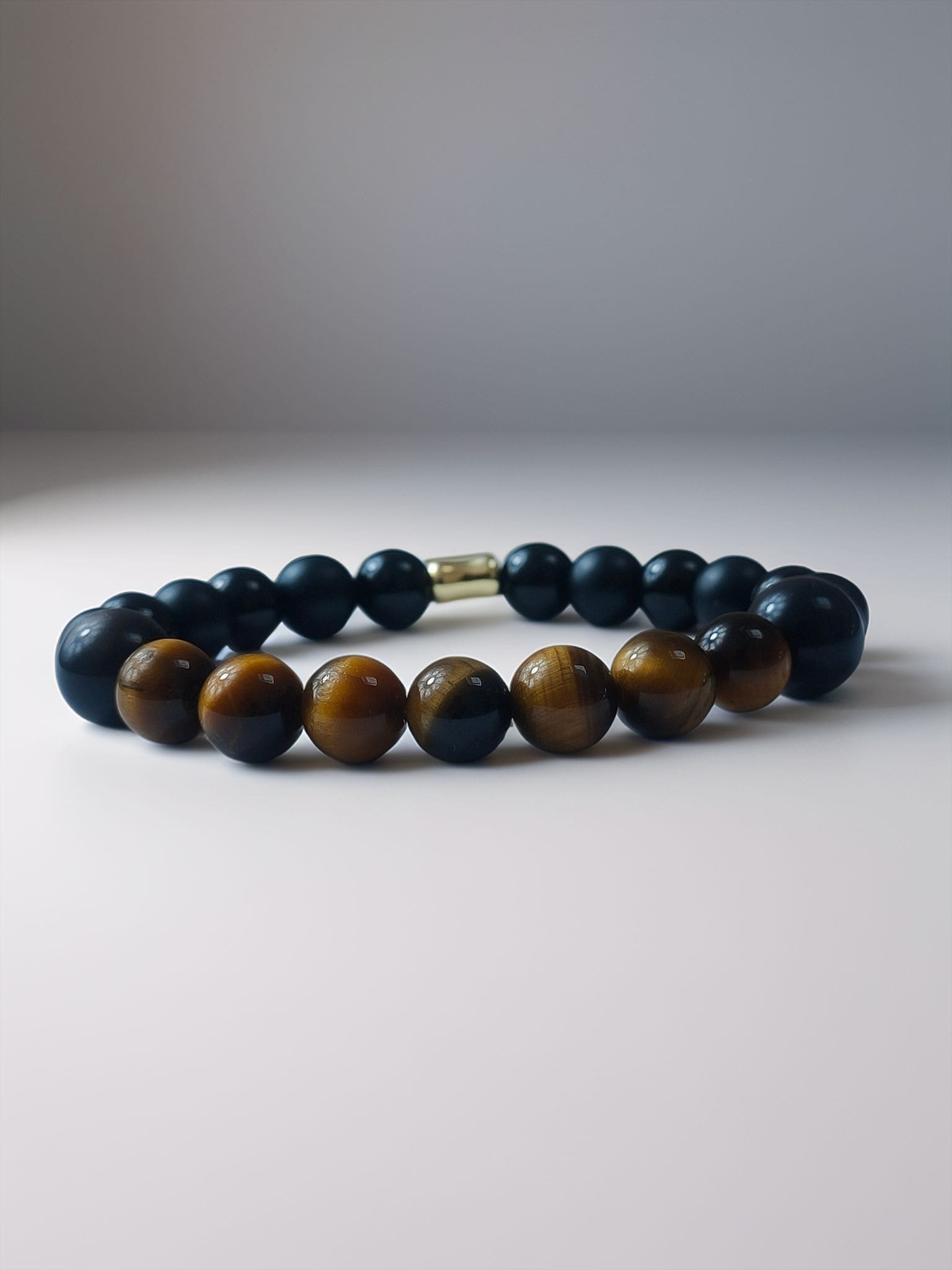 Accueil bracelet protecta illustra oeil de tigre obsidienne onyx 2 min